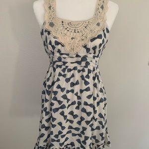 Forever 21 Dress with Bow Pattern and Lace